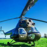 Авіахімобробка - Склеювання стручків ріпаку гвинтокрилом