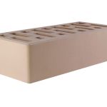 Кирпич облицовочный керамический белый, слоновая кость одинарный Старооскольский