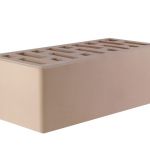 Кирпич облицовочный керамический белый, слоновая кость полуторный Старый Оскол