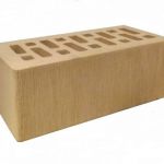 Кирпич облицовочный керамический белый, слоновая кость полуторный Старый Оскол