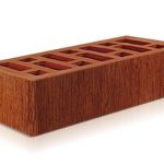 Кирпич облицовочный керамический красный одинарный Старооскольский