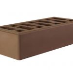 Кирпич облицовочный керамический мокко одинарный Старооскольский