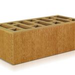 Кирпич облицовочный керамический солома полуторный Старооскольский