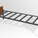 Кровати металлические с царгами и спинками ЛДСП, кровати для общежитий