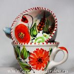 кружки керамические ручной авторской росписи