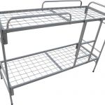 Металлическая кровать двухъярусная Эконом класса