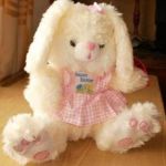 Мягкая игрушка зайка в сарафанчике 24 см baby zoo