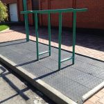 Напольное покрытие для сборки пола в промышленных помещениях - резиновые половицы с замком