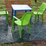 Пластиковая плитка-дорожка для дачи, сада и огорода - удобная сборка