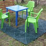 Пластиковая плитка-дорожка для дачи, сада и огорода - удобная сборка