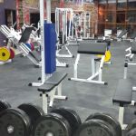 Резиновое покрытие из плит для тренажерных залов, покрытие для фитнеса