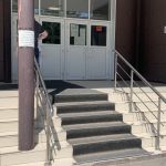 Резина в рулонах для лестниц входных групп подъездов и проходных