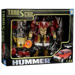 Робот-трансформер трансформируется в  Хаммер H3