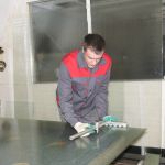 Стекло армированное, нарезка в размер