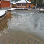 Водоем на даче. Строительство прудов. Гидроизоляция.  Шеф Монтаж.