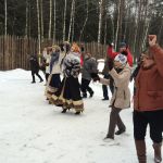 Яркий праздник  с фольклорным ансамблем  у барина