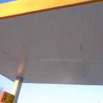 Реечная панель для потолков навесов и фасадов зданий на АЗС, АГЗС, АГНКС