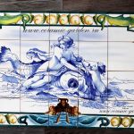 панно для стен, ручная роспись на плитке из Португалии