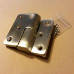 Петли самозакрывающиеся нержавеющие для сантехнических туалетных кабин, петли доводчики AISI 304