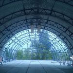 Ангар арочный каркасный