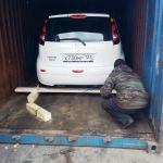 Железнодорожные перевозки автомобилей в контейнерах из Москвы по России.