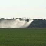 Услуги вертолета по авиаобработке полей